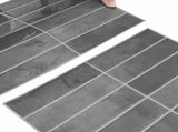 Rectangular Tile 50 pcs Grey 29 x 23 x 0.08 cm 42046161