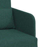 Sofa Bed Dark Green 65 x 80 x 83 cm Fabric 4106641