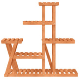 Flower Stand 95x25x96 cm Solid Wood Fir 362880