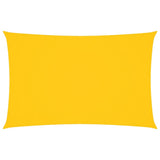Sunshade Sail Oxford Fabric Rectangular 5x8 m Yellow 135606