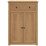 Shoe Cabinet PANAMA 80x40x114 cm Solid Wood Pine 4016391