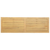 Garden Console Table with Storage Light Acacia 110 x 35 x 75 cm 42026801