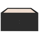 Daybed with Drawers without Mattress Black 90x200 cm 3280875