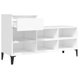 Shoe Cabinet White 102x36x60 cm Engineered Wood 821212