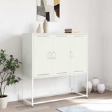 Highboard White 100.5x39x107 cm Steel 846541