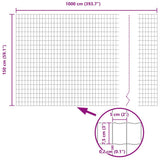 Euro Fence 1.5 x 10 m PVC-coated iron 42004632