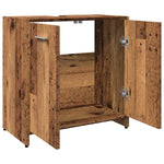 ZNTS Bathroom Sink Cabinet Old Wood 60x33x60 cm Engineered Wood 856039