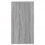 Corner Chest of Drawers Grey Sonoma 40x41x76 cm Engineered Wood 852866