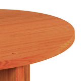 Coffee Table 2 pcs Wax Brown Solid Pine wood 873552