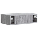 Wall-Mounted Side Table Grey Sonoma 87.5 x 34.5 x 17 cm 898841