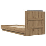 Bed Frame with Headboard Artisian Oak 80 x 200 cm 3429580