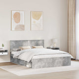 Bed Frame with Headboard Concerte 160 x 200 cm Solid Pine Wood 3410576