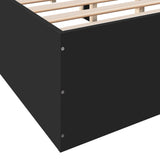 Bed Frame without Mattress Black 120x200 cm 3281022