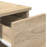 ZNTS Bedside Cabinets with Drawer 2 pcs Sonoma Oak 20x36x60 cm 858700