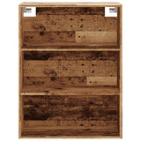Hanging Wall Cabinet Old Wood 69.5x32.5x90 cm 857045