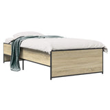 Bed Frame Sonoma Oak 80 x 200 cm Engineered Wood 8009095