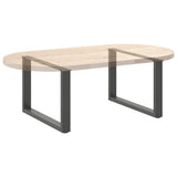 Coffee Table Legs U-Shaped 2 pcs Anthracite 60x cm Steel 4013162