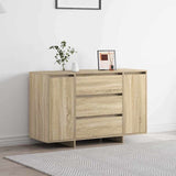 Sideboard Sonoma Oak 120 x 41 x 75 cm Engineered Wood 3333908