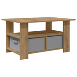 Coffee Table Artisan Oak 77 x 55 x 42 cm Engineered Wood 8000419