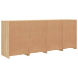 Sideboard with LED Lights Sonoma Oak 164x37x67 cm 3209053