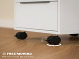 Three-Drawer Locking Filing Cabinet - White T3398P343103