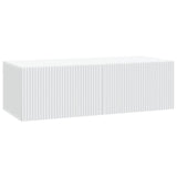 Wall-Mounted TV Cabinet White 98 x 41 x 30 cm Engineered Wood 898525