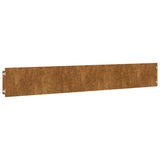 Lawn Edgings 50 pcs 15x103 cm Flexible Corten steel 821893