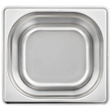 Gastronorm Containers 12 pcs GN 1/6 100 mm Stainless Steel 50907