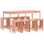 9 Piece Garden Bar Set Solid Wood Douglas 3157762