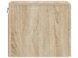 Wall-Mounted Bedside Cabinet 2 pcs Sonoma Oak 34.5 x 33 x 40 cm 898810