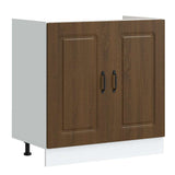 Kitchen Cabinet with Storage Kalmar Brown Oak 80 x 46 x 81.5 cm 3315008