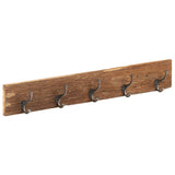Hall Hanger with 5 Hooks 100x2.5x15 cm Solid Reclaimed Wood 321950