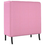 Highback Sofa Pink 109 x 56 x 121 cm Fabric 42010843