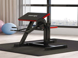 Adjustable Preacher Curl Bench, Multi-Functional Weight Bench with Handlebar and Elbow Cushion for T3398P425059