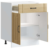 Kitchen Base Cabinet Lucca Sonoma Oak Engineered Wood 853730