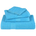 Towels 4 pcs Turquoise 100x200 cm 360 gsm 100% Cotton 136987