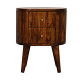 Stripe Chestnut Bedside IN3554