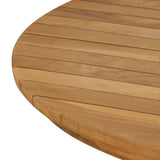 Table Top 80 x 3.5 Round Solid Teak Wood Natural 42033153