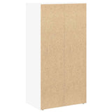 Bookcase White 40x24x77 cm Engineered Wood 860364
