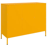 Sideboard Mustard Yellow 100.5x39x79 cm Steel 843099