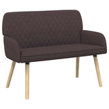 2 Seater Sofa with Solid Wood Legs 2-Seater Dark Brown 42051034