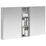Bathroom Cabinet Set 3 pcs 100 x 10.5 x 60.5 cm Engineered wood 3403701