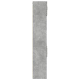Slim Storage Cabinet Concrete Grey 50x42.5x225 cm Engineered Wood 3281311