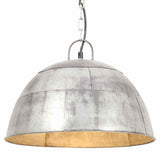 Industrial Vintage Hanging Lamp 25 W Silver Round 41 cm E27 320541