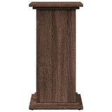 Display Stand with Storage Brown Oak 31x30x60 cm Engineered Wood 854622