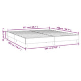 Box Spring Bed Frame Black Super King Fabric 3121171