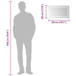 LED Bathroom Mirror 50x30 cm 151780