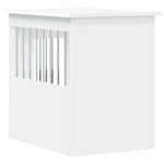 ZNTS Dog Crate Furniture White 45x62x59 cm Engineered Wood 838309