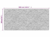 Rug Washable 190x300 cm Black and Gold 337932