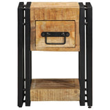 ZNTS Nightstands 2 pcs 40x40x40 cm Solid Mango Wood 4016707